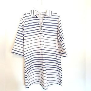 NEW Wearabouts Nautical Striped Dress Swimsuit Cover up